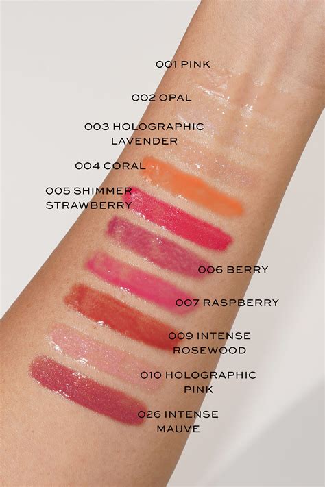 dior lio glow|dior lip gloss color chart.